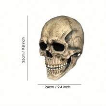 Silicone Mask, Natural Latex Material, Mouth Moving Skull, Perfect For Halloween, Cosplay, Party, Photography, Cosplay