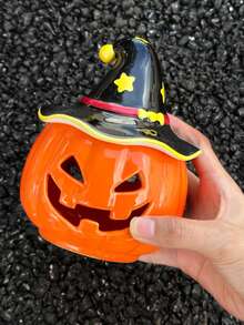 1 件南瓜烛台桌面装饰品、香薰蜡烛架礼物、万圣节礼物