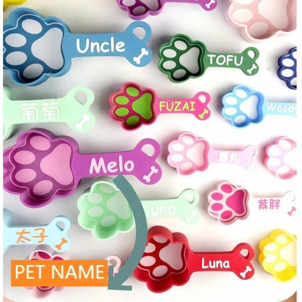 Personalized Dog Food Scoop, Pet Food Measuring Cup With Name, Kibble Scoop, Custom Dog Gift Idea