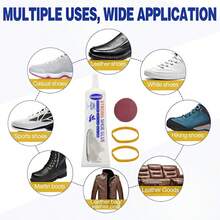 强力修鞋胶 - 快干、柔韧、适用于人造皮革、运动鞋、橡胶鞋和塑料鞋 - 可水洗、防水，是鞋底和鞋面的理想选择 - 彩色 - 查看 7