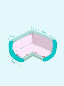 4/8/16 piezas Protectores de esquinas suaves, protectores de bordes y esquinas de para bebés, topes de muebles de espuma de goma con laminado previo, adecuados para chimenea, mesa, escaleras, gabinete (Instrucciones: Limpie el área de aplicación y adhiera, el efecto será mejor después de 20 horas de uso) - Multicolor - Ver 3