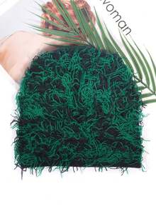 1pc Unisex Camouflage Fluffy Beanie Hat, Warm Thick Winter Cap For Men, Personalized Casual Outdoor Cycling Headwear Winter Christmas Hat Men Beanie Ski Hat Fall Outfit