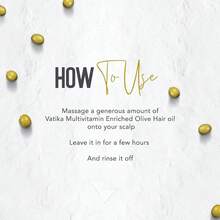 Vatika Naturals 橄榄油护发 - 200 毫升滋养和保护 | 100% 天然油，富含杏仁和维生素 E，适合所有发质，学校背包