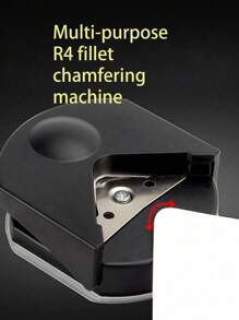 Flipchart Curved Photo Cutter,R4 Corner Punch Portable Paper Cutting Tool For Cards, Photo Cutting , DIY Craft Scrapbooking Tool, Corner Rounder, R4 Round Corner Cutter, Small Round Cutter, Chamfering Tool