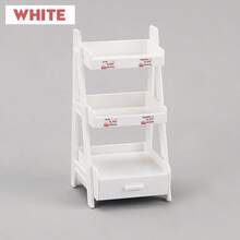 1pc Mini Shelf Rack Miniature Display Stand Dollhouse Furniture Accessory, DIY Simulation Play House Toy, Mini Flower Pot Rack Simulation Kitchen Cabinet Cake Display Decor, Party Favor Gift - Multicolor - View 13