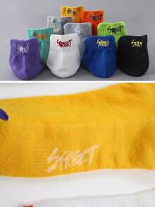 FLSHMCEN 10 双男士吸湿排汗休闲短袜