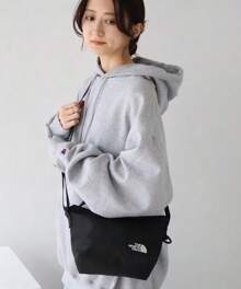 The North Face [THE NORTH FACE] WL Crossbody Bag Fashion Casual Bag Shoulder Bag Canvas Bag Adjustable Shoulder Strap Embroidered Logo Black Unisex Neutral NN2PP54J