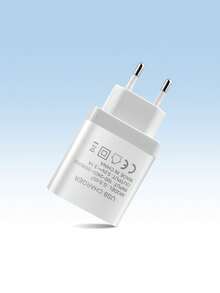 4-Port 5V 3.1A EU Plug USB Charger Adapter, Fast Charging Adapter Compatible With IPhone, OnePlus And Other Smartphones