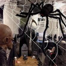 1 pezzo 200cm Pinza nera in peluche a forma di gianchi - Perfetto per feste all'aperto di Ognissanti e decorazioni per casa di campagna, decorazione di ognissante