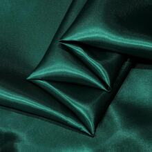 Hunter Green Satin Fabric 3 Yards, 63" Wide Shiny Silky Fabric For Dress, Shirts, Table Runner, Napkin, Tablecloth, Wedding Decor, DIY Crafts