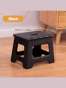 坚固耐用加厚便携式折叠凳带手柄 - 简易办公凳，时尚，美观，坚固耐用，家用折叠凳，节省空间，易于存放，适合室内，派对，野餐，成人和儿童便携式折叠椅，适合家庭使用，户外钓鱼。