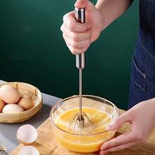 4-Speed Multi-Functional Handheld Blender - Manual, Battery-Free Operation, Suitable For Baking And Cooking, Mother's Gift - Bạc - Xem 5