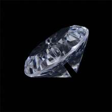 5/10 件仿水晶钻石卡片夹桌号姓名座位标签席位卡夹照片图片卡展示架 - 透明色 - 查看 4