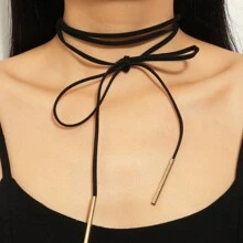 1 pezzo Collana con fiocco personalizzata minimalista e alla moda