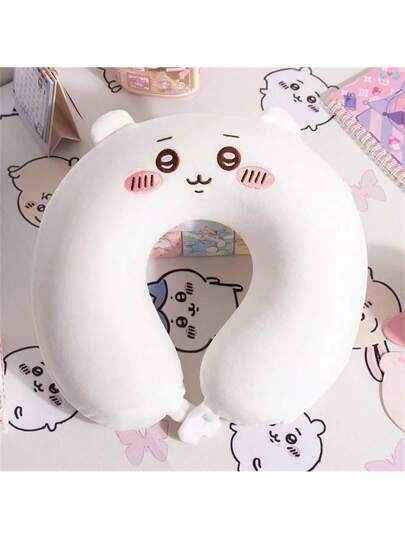 Chiikawa Usagi Hachiware Series Shaped Kussen Com Tafel Memory Foam Nap Schattige Cartoon Office Travel Neck Support view 2