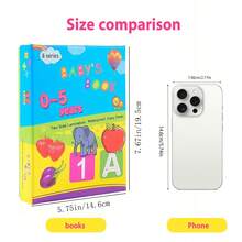 蒙特梭利英语词汇学习书籍，8 盒包含颜色、数字、单词、动物等，帮助孩子识别和学习各种关键的初始词汇，为阅读成功奠定基础