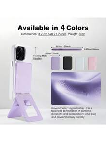 1/2PCS Suitable For Magsafe Mobile Phone Holder, Magnetic Folding Invisible Tripod Pocket Mobile Phone Holder, Multi-Functional Universal Magnetic Folding Stand, Suitable For Live Lazy Selfies