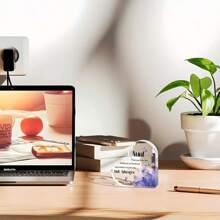 قطعة واحدة لوحة أكريليك ذات شكل قلب، هدية تقدير للعمة، متعددة الأغراض للديكور في غرفة النوم والصالة ومكتب المكتب، مناسبة لهدية عيد ميلاد العمة