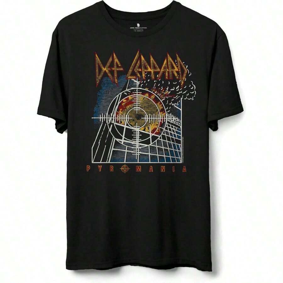 Camiseta de Música de Banda de Rock - Negro 18 - Ver 1