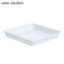 1pc Plant Saucer 4/6/7/8/10 Inch Drip Trays Plastic Tray Saucers Indoor Outdoor Flower Pot Square
