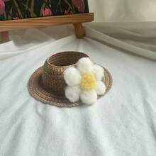 1 件（仅帽子）手工钩编马卡龙 LBB 娃娃帽，LPUPU 娃娃服装配饰 - 粉色 - 查看 5