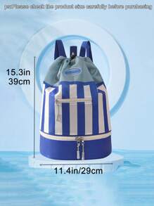 Kids Drawstring Backpack - Versatile Gym, Dance, Beach & Swim Bag For Boys & Girls With Wet/Dry Separation - Ideal Summer Travel Gift!