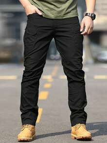 City Tactical Cargo Pants Classic Outdoor Hiking Trekking Tactical Joggers Pant Camouflage Military Multi Pocket Trousers - 卡其色 - 查看 5