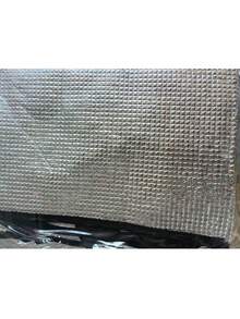 耐用阻燃空调罩，带安全扣，防水遮阳，安装简便，银色，涤纶纤维混纺，适用于户外家具保护！（产品包装有折痕，如图所示）