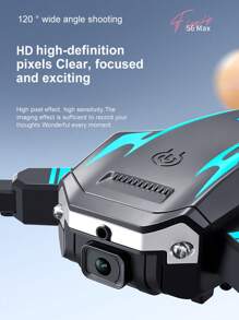 CASRRA The Remote-Controlled Drone S6 MAX Equipped With A Camera Is A Foldable Quadcopter Capable Of Shooting Videos And Photos. It Can Flip 360° And Land With A Single Button, Providing Stable Aerial Photography And Is Suitable For Both Indoor And Outdoor Use. Cheap Drones And Beginner Drones (Crash Barriers, Storage Bags, USB Data Cables, Spare Wings) Christmas And Halloween Gifts