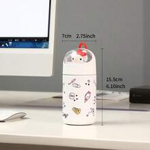 Sanrio Hello Kitty Thermos Cup Cute Cartoon Water Cup Water Bottle Mini Pocket Portable Stainless Steel Insulated Cup Mug Children Gift 280ml/9oz - White - View 2