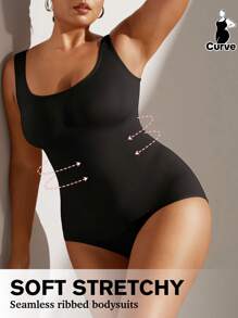 1 pièce Gaine de maintien pour la taille pour femmes, shapewear sans couture et grande taille pour le contrôle du ventre