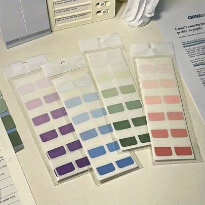 Gradual Change Color Index Sticker Catalog Bookmark Sticker Sticker Internet Celebrity  Note Sticker Sticky