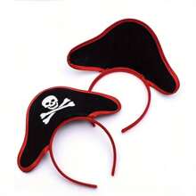 3 Peças, Tiara com Crânio de Pirata de Halloween, Acessórios de Fantasia e Cosplay de Mascarada de Halloween, Acessório para Cabeça, Suprimentos Diários para Festa, Suprimentos para Festa em Casa, Presentes de Festa, Suprimentos para Feriados, Suprimentos para Festivais, Suprimentos Domésticos, Decorações de Halloween