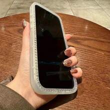 Funda para teléfono 1PC Teléfono Bling de Doble Cara, Parte Trasera Dura Suave a Prueba de Golpes, Multicapa, TPU + PC, Compatible con 16/15/14/13/12/11 Pro/Plus - Rosa - Ver 4