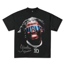 Pro Athlete Inspired Graphic T-Shirt – Streetwear Cotton Tee, Made In USA - màu đen - Xem 1