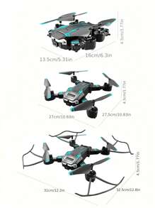 CASRRA The Remote-Controlled Drone S6 MAX Equipped With A Camera Is A Foldable Quadcopter Capable Of Shooting Videos And Photos. It Can Flip 360° And Land With A Single Button, Providing Stable Aerial Photography And Is Suitable For Both Indoor And Outdoor Use. Cheap Drones And Beginner Drones (Crash Barriers, Storage Bags, USB Data Cables, Spare Wings) Christmas And Halloween Gifts