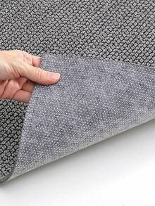 1 tấm thảm chùi chân hình học sọc xám/khaki cổ điển, thảm lối vào trong nhà ngoài trời bền, dễ vệ sinh, thích hợp cho sân trong, trong nhà, ngoài trời, hành lang, trang trí sân vườn, thảm lối vào bằng vải nhung dày, trang trí phòng tắm, nhà bếp - Xám - Xem 4