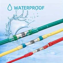 860pcs Waterproof Welded Sealed Wire Connectors, Heat Shrink Docking Connectors, Insulated Electrical Docking Splicing Wire Terminals, Used For Wire Joints Of Marine Vehicles, Marine Trucks - Nhiều màu - Xem 4