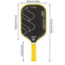 Vợt bóng chày LEATOU Perseus Series 16MM T700 làm từ sợi carbon thô Pickleball Nguồn sản xuất tại nhà máy - Nhiều màu - Xem 4