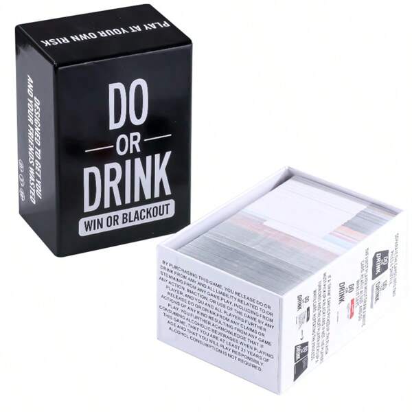 Do Or Drink Card Game, 350pcs Party Drinking Game Suitable For Adults And Teenagers, Group Fun Game Night Essential Item