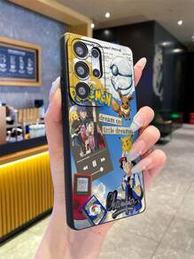 pokemon 1 pieza Funda de teléfono suave minimalista de Pokémon, compatible con OPPO/GalaxyS22/S23/S24Ultra, funda protectora suave y a prueba de impactos con diseño original hecho a mano, regalo para la novia, presente de vacaciones