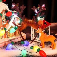 畅销的万圣节氛围变色灯串，多色灯泡营造节日氛围，室内/室外装饰仙女灯适用于家庭、生日派对、商店、店面展示，吸引顾客万圣节装饰灯家居装饰派对装饰万圣节装饰房间装饰万圣节花园装饰礼物仙女