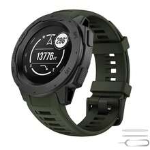 Compatible With Garmin Instinct Watch Bands, 22mm Soft Silicone Strap Sport Wristband Replacement Compatible With Garmin Instinct 2 Watch Band/Instinct Esports/Solar/Tactical - Instinct 1/2 - View 15