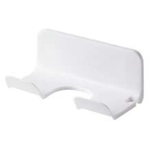 1pc Blow Dryer Holder, No Drill Portable Installation, Bathroom Hair Dryer Mount, Multi-Functional Stand, With Adhesive Hook Included