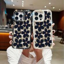 Funda para teléfono 1PC Teléfono Bling de Doble Cara, Parte Trasera Dura Suave a Prueba de Golpes, Multicapa, TPU + PC, Compatible con 16/15/14/13/12/11 Pro/Plus - Negro - Ver 5