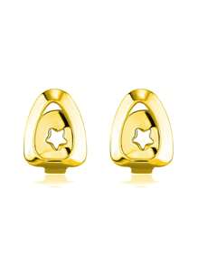 4pcs/2pcs/1PC Hallowmas Teeth Jewelry Hip Hop Simple And Fashionable 14K Gold Plating Hollowed-Out Teeth Copper Material Has A Smooth Surface Grillz Gold Grills For Teeth Grills For Teeth Women&Grills For Teeth Men Jewelry