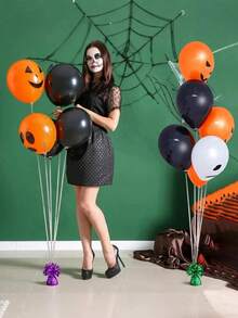 1个金属气球配重，派对装饰气球配重，重型实心气球吊坠，彩色铝箔气球配重，氦气球中心装饰，适用于生日、婚礼、周年纪念、万圣节、圣诞节、节日派对家居装饰 - 彩色 - 查看 3