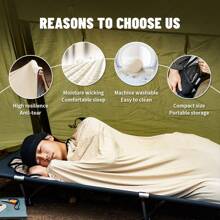 Naturehike Lightweight Portable Elastic Travel Sleeping Bag Lining, Suitable For Outdoor Travel, Hotel Stays, Prevent Dirt