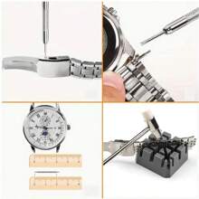 11 Piece Set Of Clock Adjusters, Watch Repair Tools, Watch Disassemblers, Watch Chains, Strap Adjusters, Watch Strap Cutters, Essential For Home Use, Convenient And Easy To Use,The Ideal Choice For Gifts