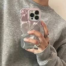 New Pink Gradient Ripple Pattern Phone Case For IPhone 16/16 Pro/16 Pro Max/15/15 Pro/15 Pro Max/14/14 Pro/14 Pro Max/13/13 Pro/13 Pro Max/12/12 Pro/12 Pro Max/11, Galaxy S21 S21FE S21Ultra S21+ S22 S22Ultra S22+ S24plus S24Ultra S24 S23FE S23Ultra S23+ S23 S25plus S25 S25Ultra